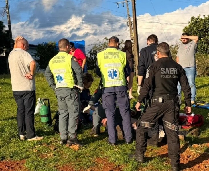 Homem morre eletrocutado durante poda de árvore no interior de Seara