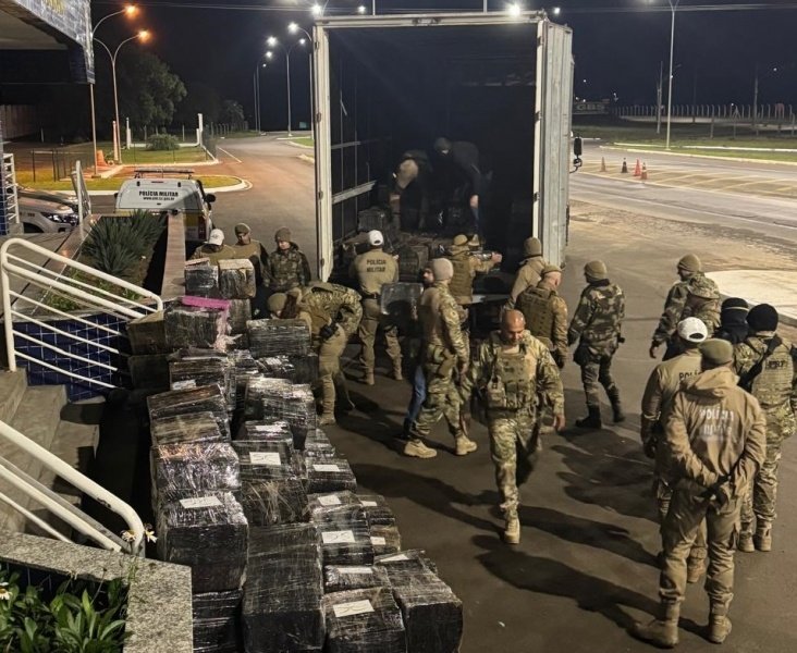 Dois caminhões carregados com maconha são interceptados em Joaçaba e Campos Novos