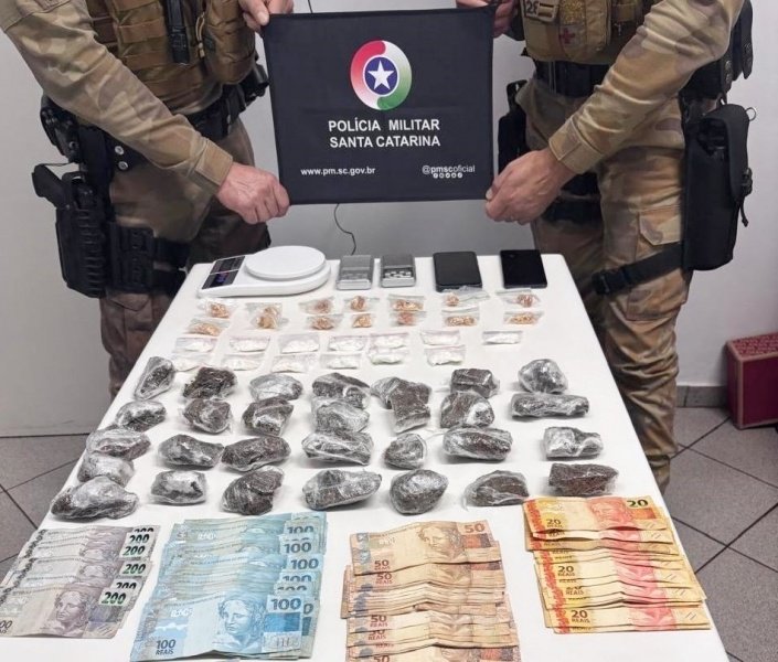 PM fecha pontos de drogas durante o fim de semana em Joaçaba e Herval d’Oeste