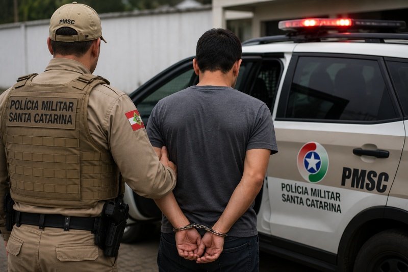 PM prende homem condenado por homicídio culposo na direção de veículo