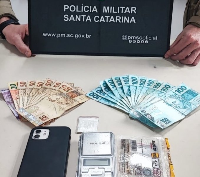 Polícia Militar registra duas prisões por tráfico em Joaçaba e Herval d'Oeste