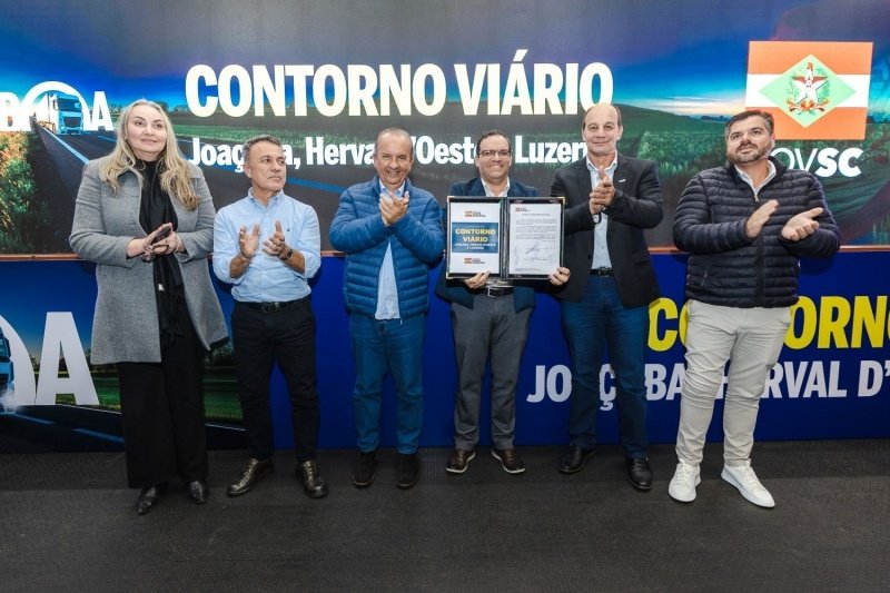 Governador lança edital para construção do Contorno Viário de Joaçaba, Herval d’Oeste e Luzerna