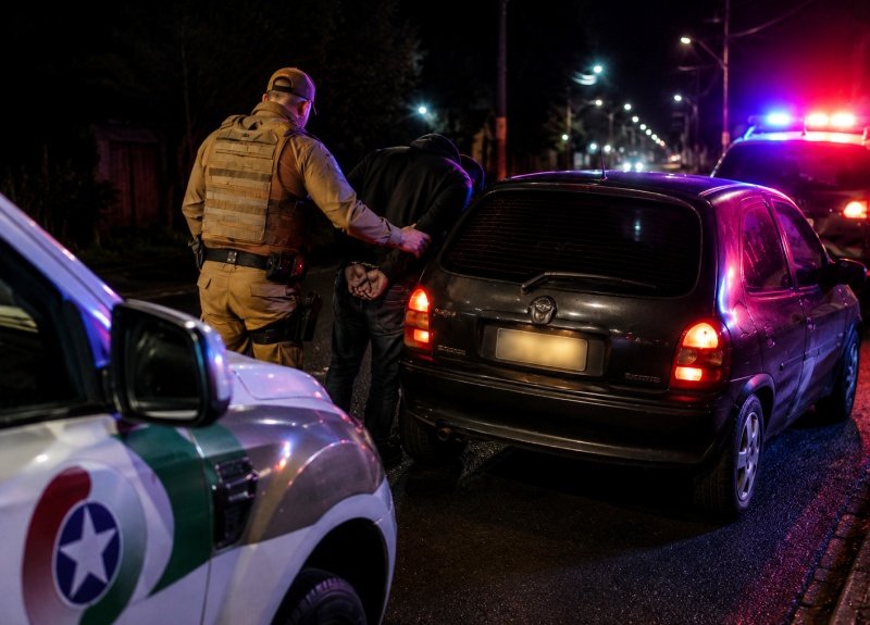 Motorista é preso por diversos crimes após protagonizar fuga perigosa em Herval 