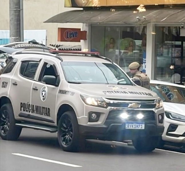 Homem é preso ao descumprir medida protetiva no centro de Joaçaba