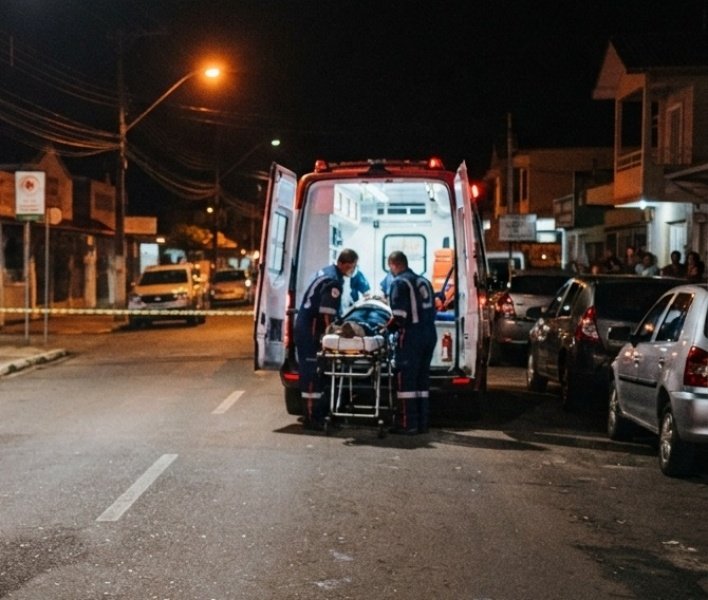 Jovem é baleado no tórax durante tentativa de homicídio em Campos Novos