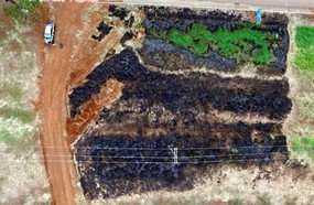 Idoso é flagrado pela terceira vez fazendo queimadas na BR-282