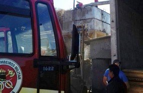 Princípio de incêndio em madeireira de Catanduvas