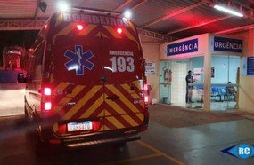 Trabalhador sofre fratura ao cair de andaime de cinco metros