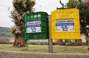 Novas lixeiras são instaladas em Capinzal