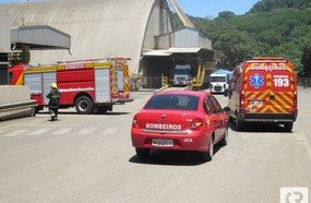 Bombeiros realizam simulado de incêndio na ADM de Joaçaba