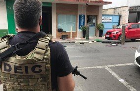 Todas as forças de segurança foram empenhadas investigar assalto