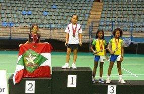 Quatro medalhas nacionais para Joaçaba no badminton