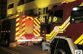 Fumaça em hotel mobiliza Bombeiros de Joaçaba