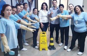 Ações alusivas à Campanha Abril Verde foram realizadas no HUST