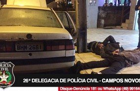 Traficantes são surpreendidos pela Polícia Civil em Campos Novos