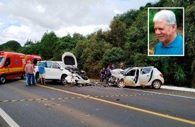 Produtor de Ponte Serrada morre após colisão frontal na BR-282