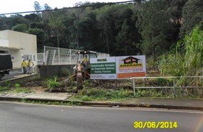 Começa a construção do ginásio do bairro Santa Tereza
