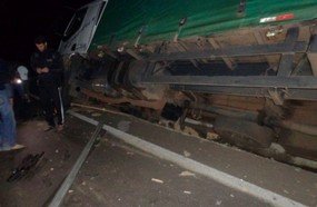 Motorista com carreta de Irani morre em acidente na BR-153