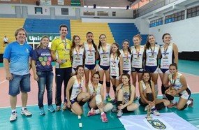 Meninas da AJOV conquistam ouro na fase Centro-Oeste da Olesc