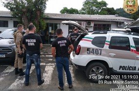 Operação conjunta prende casal por tráfico de drogas em Herval