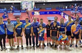 Mesatenistas de Joaçaba conquistam  medalhas na Copa Brasil