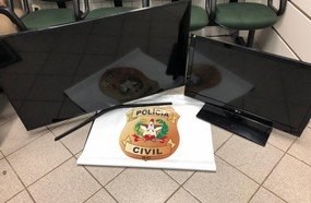 Polícia Civil recupera televisores furtados na Vila Kennedy