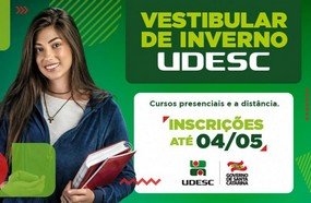 Inscrições para o Vestibular da Udesc encerram nesta quinta