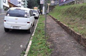 Zilio cobra melhorias em passeios e acostamento da Rua Getúlio Vargas