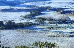 Santa Catarina registra temperaturas negativas novamente