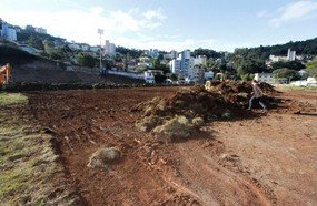 Prefeitura inicia preparação do terreno para a construção do Parque