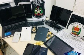 Polícia recupera objetos furtados de residências em Capinzal e Ouro
