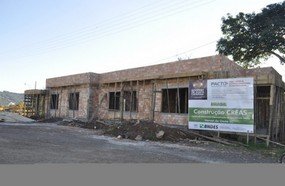 Obra do Creas segue em ritmo acelerado em Herval d’ Oeste