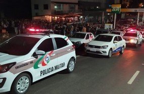 PM acaba com festa que reunia mais de 200 pessoas em Capinzal