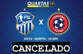 Cancelados jogos das quartas de final da Série Ouro de Futsal