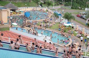 Grande movimentação de turistas em Piratuba