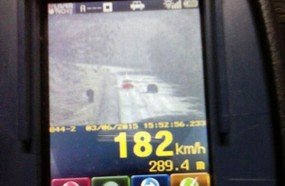 Irresponsabilidade: 100 km/h acima da velocidade permitida