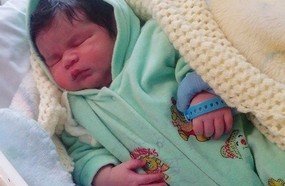 Bebê nasce com quase 6 kg em Campos Novos