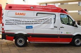 Joaçaba recebe nova ambulância para o SAMU