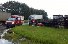 Morre caminhoneiro envolvido em acidente no trevão de Irani