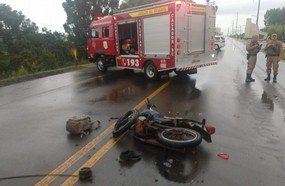 Colisão entre motocicletas mata duas pessoas na SC-350