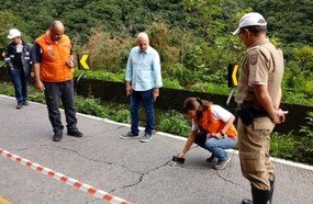 Serra do Rio do Rastro é interditada devido a rachaduras na pista