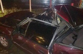 Duas pessoas feridas em colisão na BR-282