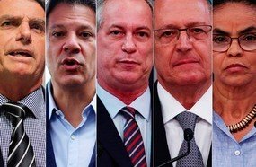 Datafolha: Bolsonaro 35%; Haddad 22%; Ciro 11%; Alckmin 8%; Marina 4%