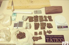 PPT estoura ponto de venda drogas em Herval d´Oeste