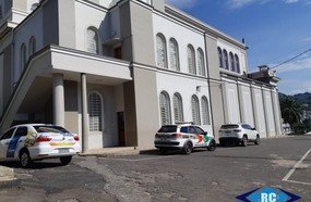 Igreja Matriz de Capinzal tem a porta arrombada