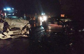 Colisão entre veículos deixa quatro feridos na BR-153