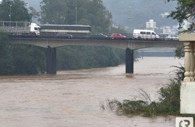 Apesar das chuvas, nível do Rio do Peixe não é preocupante