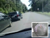 Veículo da saúde flagrado em Joaçaba ultrapassando a 120 km/h