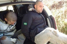 Foragidos estavam escondidos em casa abandonada