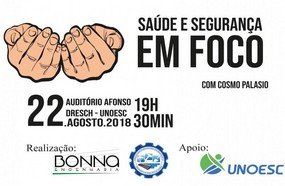 Renomado profissional da área de saúde e segurança do trabalho estará em Joaçaba